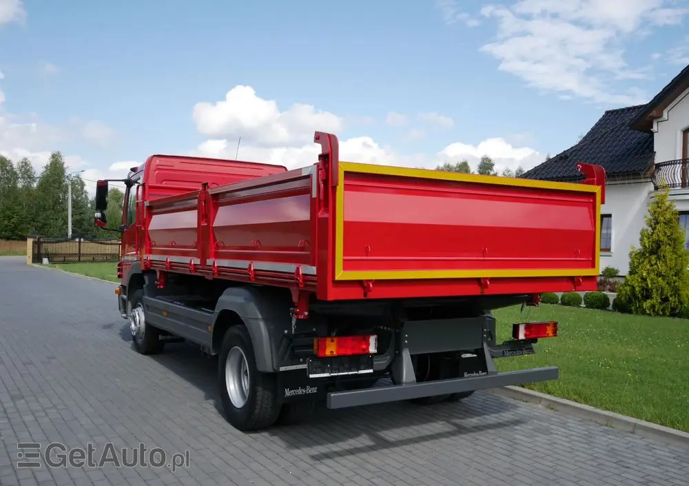 MERCEDES-BENZ ATEGO 1524 WYWROTKA 3-STRONNA, NISKI PRZEBIEG, STAN IDEALNY 