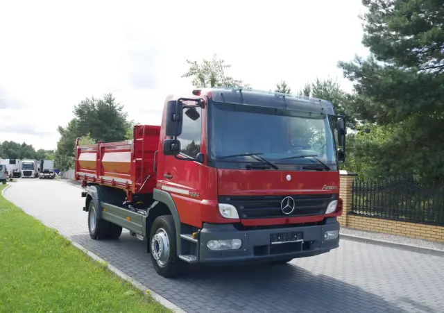 MERCEDES-BENZ ATEGO 1524 WYWROTKA 3-STRONNA, NISKI PRZEBIEG, STAN IDEALNY 