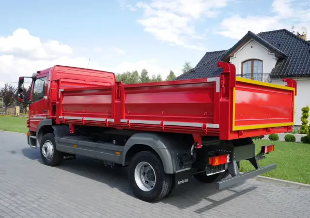 MERCEDES-BENZ ATEGO 1524 WYWROTKA 3-STRONNA, NISKI PRZEBIEG, STAN IDEALNY 