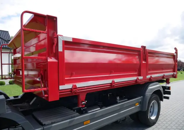 MERCEDES-BENZ ATEGO 1524 WYWROTKA 3-STRONNA, NISKI PRZEBIEG, STAN IDEALNY 