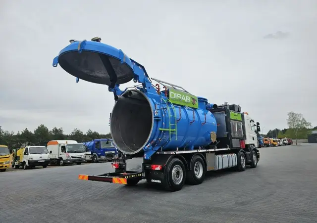 SCANIA Disab Centurion P210/9 Ładowarka próżniowa ssąca 