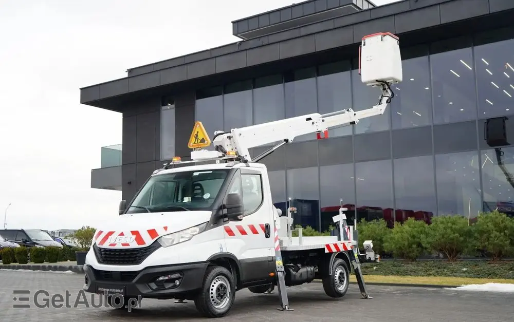 IVECO 35-140 / ZWYŻKA / PODNOŚNIK KOSZOWY FRANCE ELEVATEUR 141 TLE / 4 PODPORY / MANUAL / 2020  R 