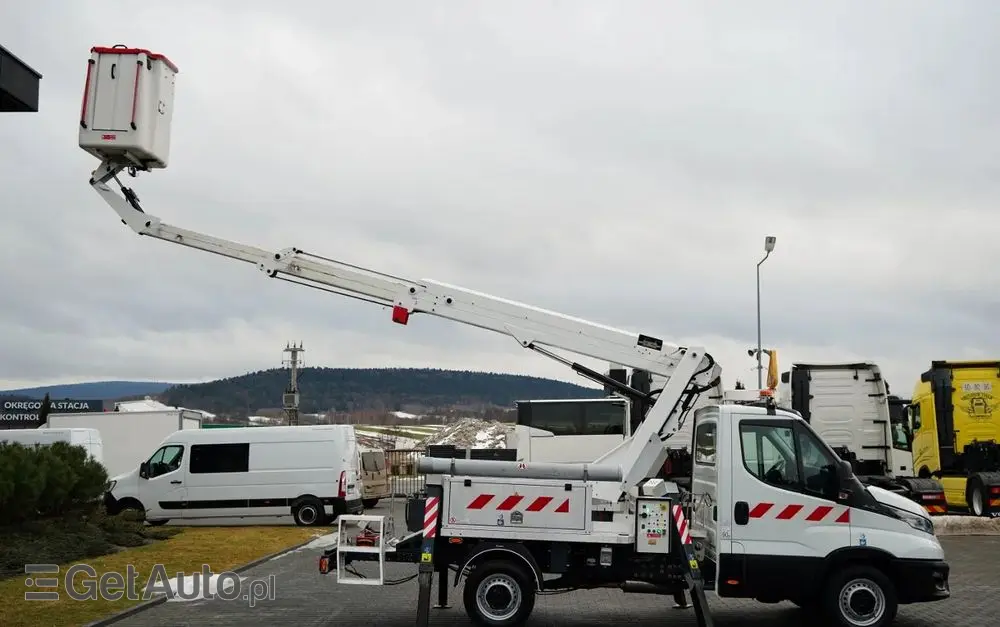 IVECO 35-140 / ZWYŻKA / PODNOŚNIK KOSZOWY FRANCE ELEVATEUR 141 TLE / 4 PODPORY / MANUAL / 2020  R 