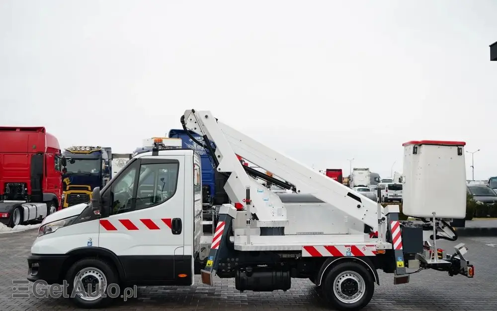 IVECO 35-140 / ZWYŻKA / PODNOŚNIK KOSZOWY FRANCE ELEVATEUR 141 TLE / 4 PODPORY / MANUAL / 2020  R 