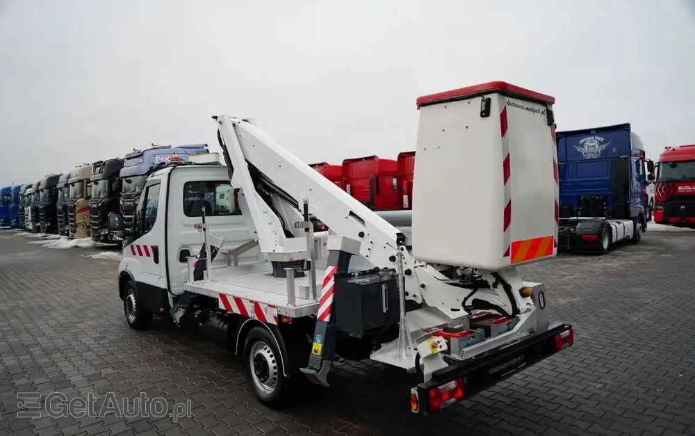 IVECO 35-140 / ZWYŻKA / PODNOŚNIK KOSZOWY FRANCE ELEVATEUR 141 TLE / 4 PODPORY / MANUAL / 2020  R 