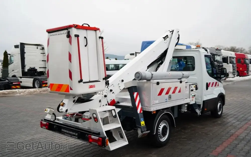 IVECO 35-140 / ZWYŻKA / PODNOŚNIK KOSZOWY FRANCE ELEVATEUR 141 TLE / 4 PODPORY / MANUAL / 2020  R 