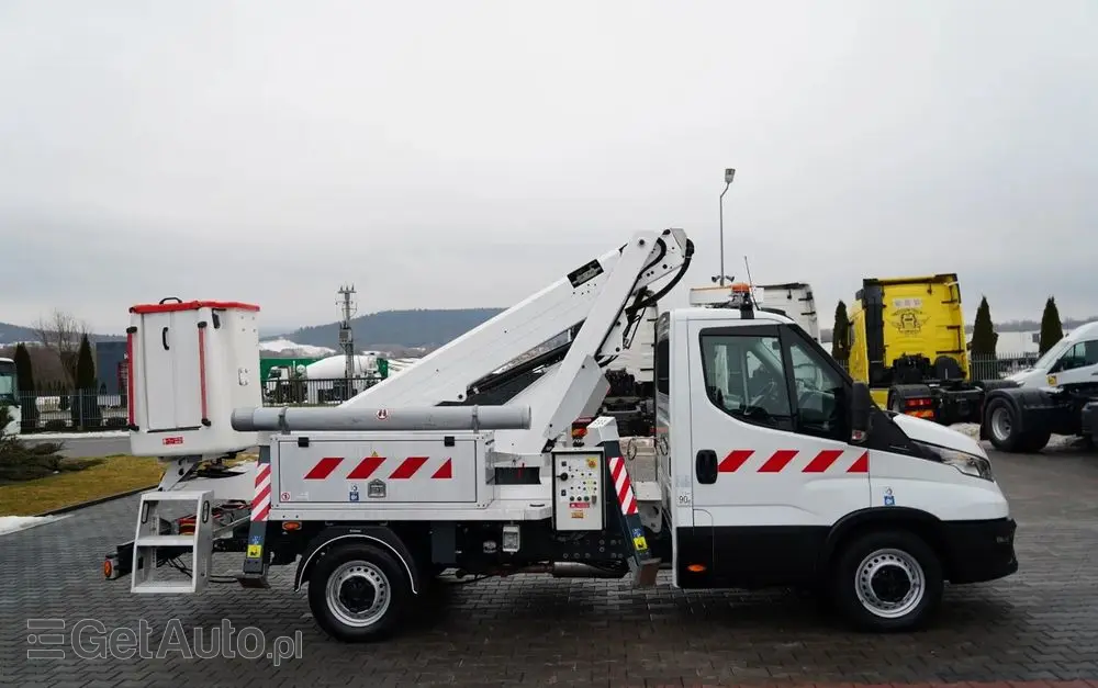 IVECO 35-140 / ZWYŻKA / PODNOŚNIK KOSZOWY FRANCE ELEVATEUR 141 TLE / 4 PODPORY / MANUAL / 2020  R 