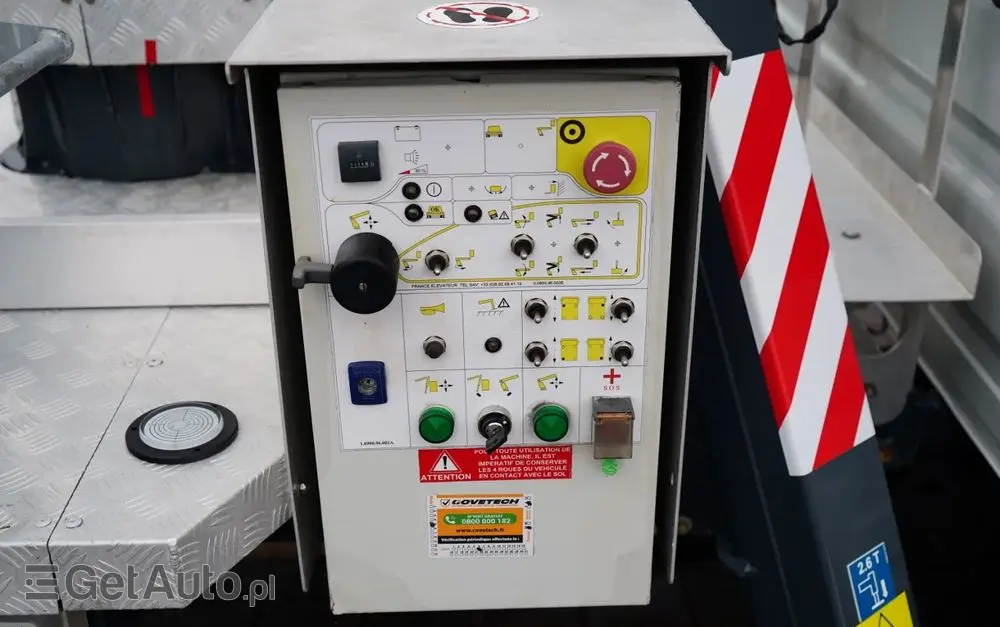 IVECO 35-140 / ZWYŻKA / PODNOŚNIK KOSZOWY FRANCE ELEVATEUR 141 TLE / 4 PODPORY / MANUAL / 2020  R 