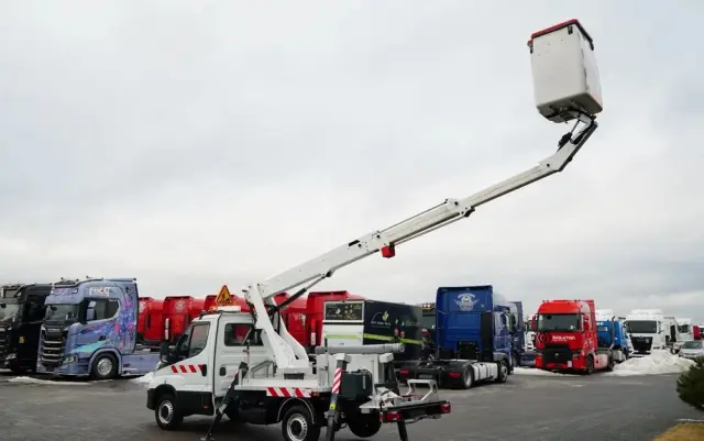 IVECO 35-140 / ZWYŻKA / PODNOŚNIK KOSZOWY FRANCE ELEVATEUR 141 TLE / 4 PODPORY / MANUAL / 2020  R 