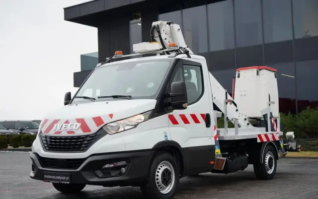 IVECO 35-140 / ZWYŻKA / PODNOŚNIK KOSZOWY FRANCE ELEVATEUR 141 TLE / 4 PODPORY / MANUAL / 2020  R 