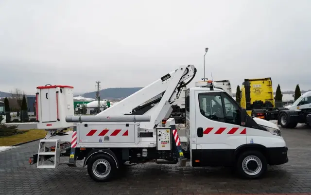 IVECO 35-140 / ZWYŻKA / PODNOŚNIK KOSZOWY FRANCE ELEVATEUR 141 TLE / 4 PODPORY / MANUAL / 2020  R 