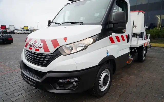 IVECO 35-140 / ZWYŻKA / PODNOŚNIK KOSZOWY FRANCE ELEVATEUR 141 TLE / 4 PODPORY / MANUAL / 2020  R 