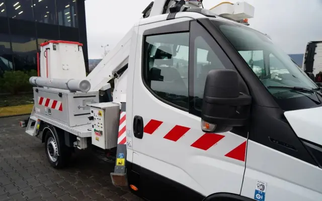 IVECO 35-140 / ZWYŻKA / PODNOŚNIK KOSZOWY FRANCE ELEVATEUR 141 TLE / 4 PODPORY / MANUAL / 2020  R 