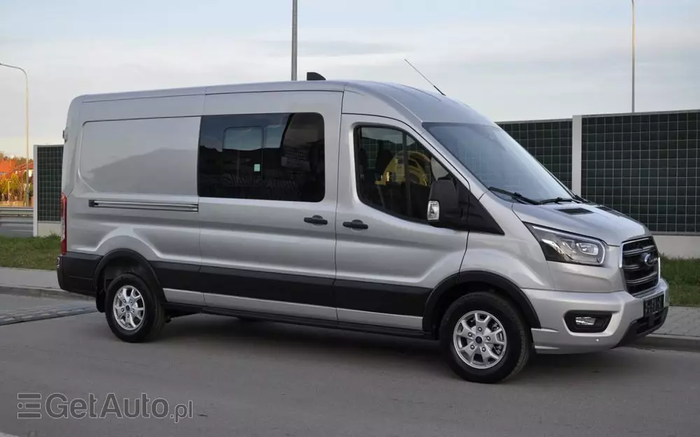 FORD TRANSIT DCIV MCA 2.0 New EcoBlue 170 KM A6 FWD Limited Brygadowy 6 osobowy 350 L3H2 Fabrycznie Nowy Dostępny od Ręki!!! 