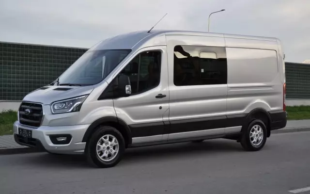 FORD TRANSIT DCIV MCA 2.0 New EcoBlue 170 KM A6 FWD Limited Brygadowy 6 osobowy 350 L3H2 Fabrycznie Nowy Dostępny od Ręki!!! 