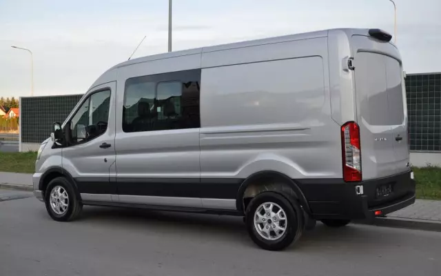FORD TRANSIT DCIV MCA 2.0 New EcoBlue 170 KM A6 FWD Limited Brygadowy 6 osobowy 350 L3H2 Fabrycznie Nowy Dostępny od Ręki!!! 