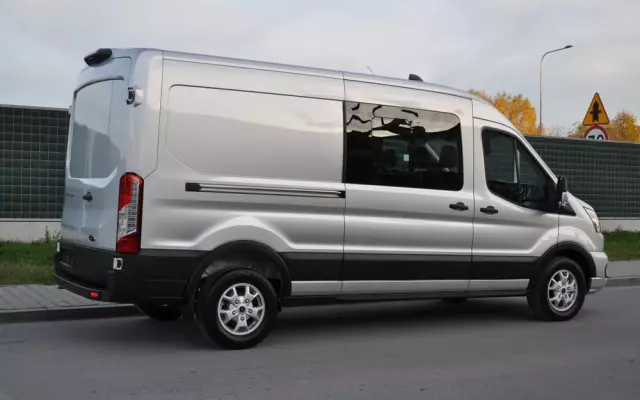 FORD TRANSIT DCIV MCA 2.0 New EcoBlue 170 KM A6 FWD Limited Brygadowy 6 osobowy 350 L3H2 Fabrycznie Nowy Dostępny od Ręki!!! 