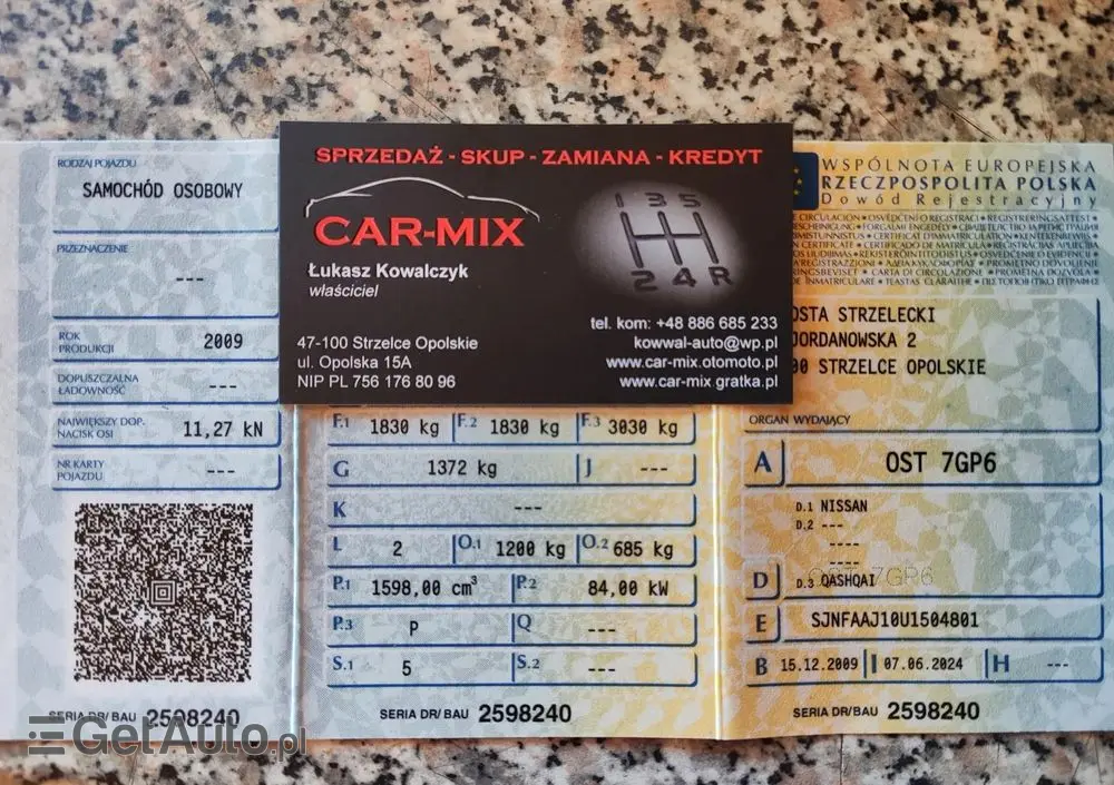 NISSAN Qashqai 1.6 acenta