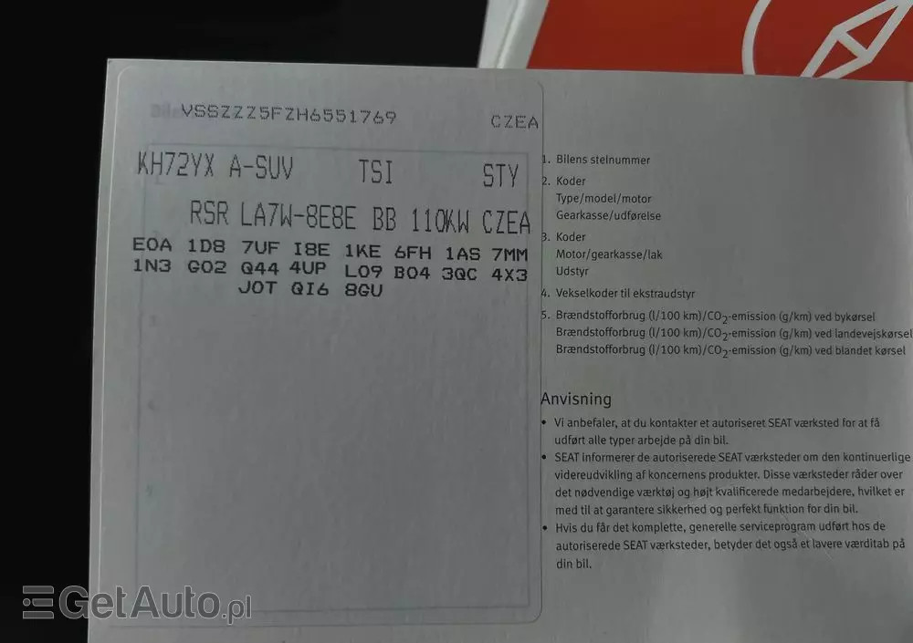 SEAT Ateca 1.4 ECO TSI STYLE