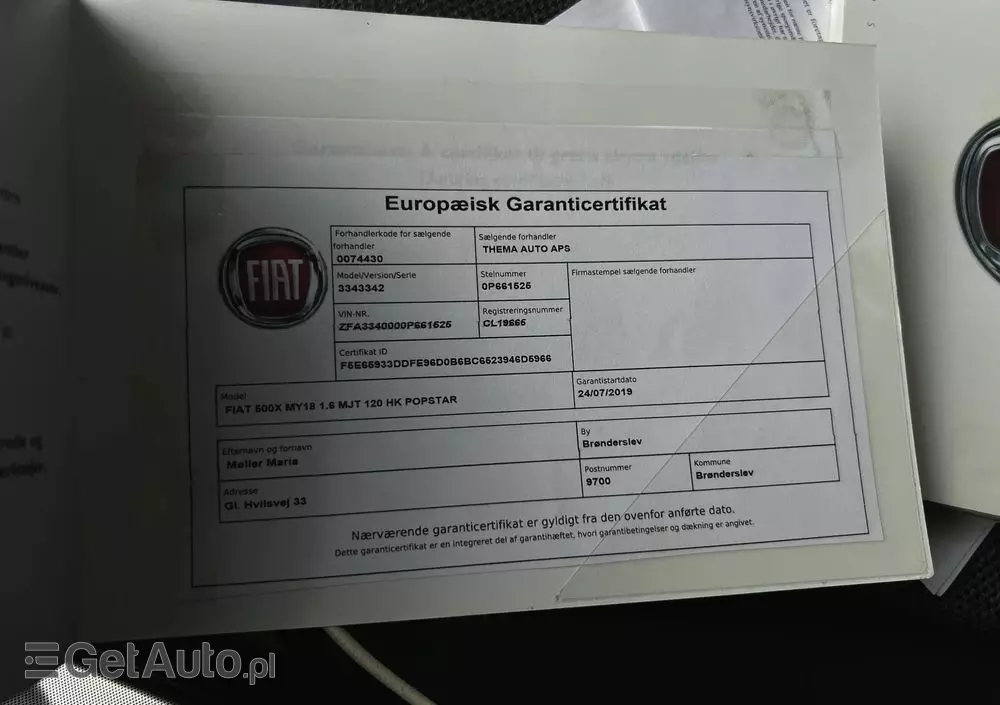 FIAT 500X 1.6 Multijet 4x2 S&S Pop Star