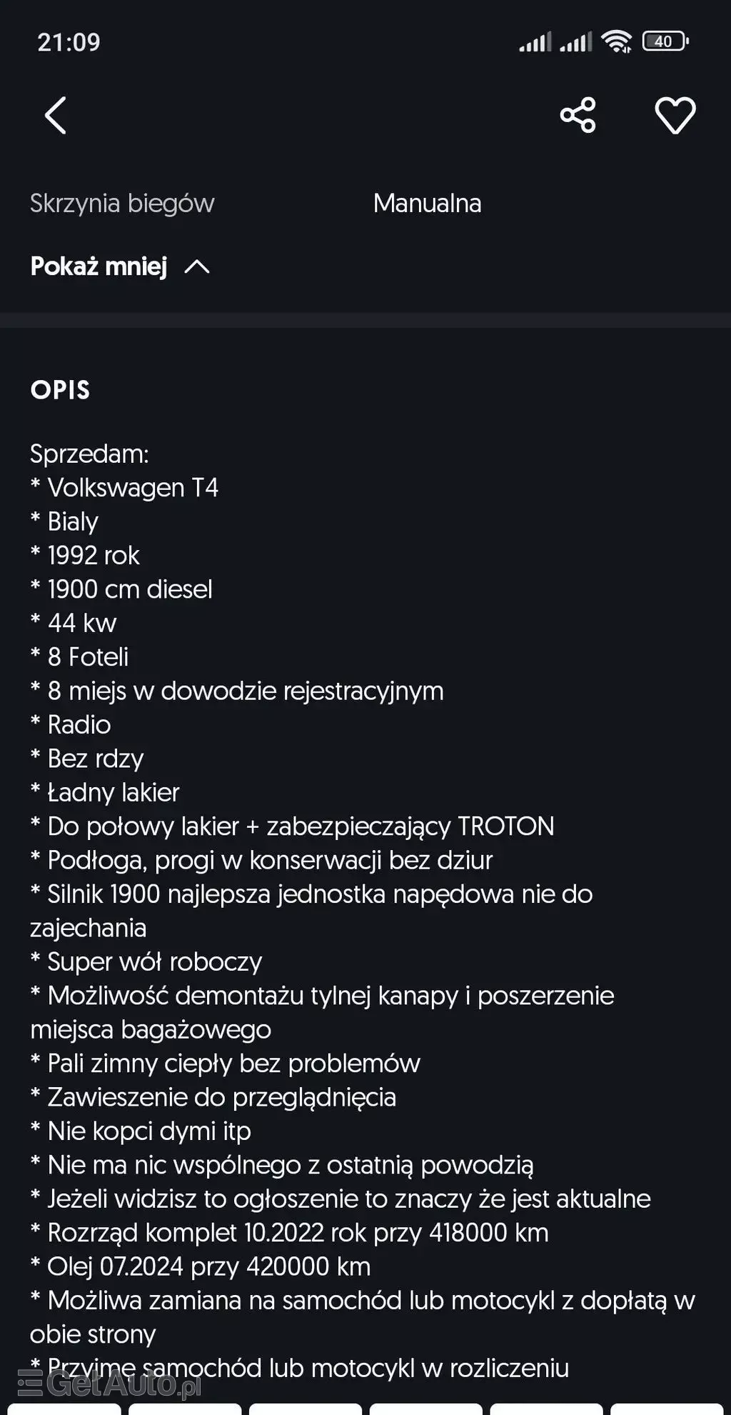 VOLKSWAGEN TRANSPORTER 