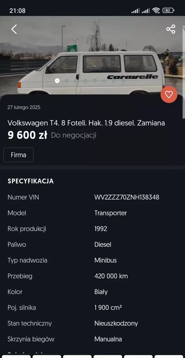 VOLKSWAGEN TRANSPORTER 