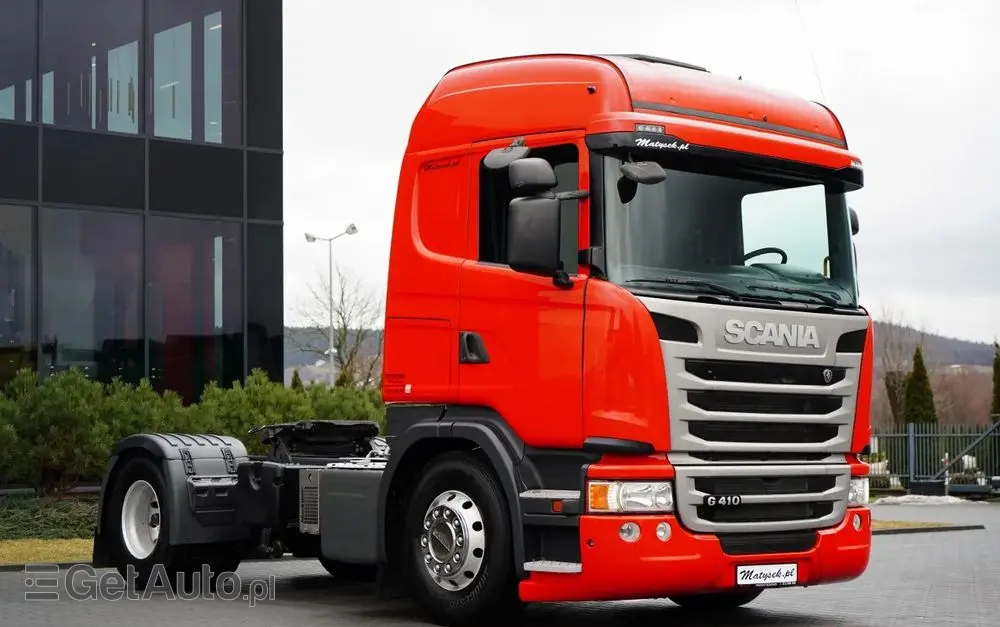 SCANIA G 410 / RETARDER / HYDRAULIKA / PEŁNY ADR / ALUFELGI / EURO 6 