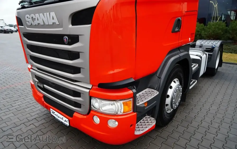 SCANIA G 410 / RETARDER / HYDRAULIKA / PEŁNY ADR / ALUFELGI / EURO 6 