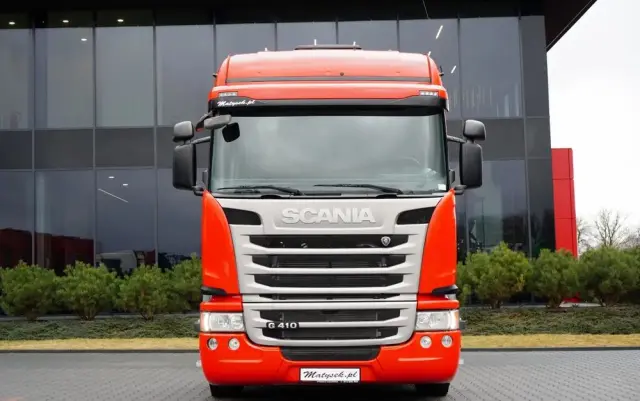 SCANIA G 410 / RETARDER / HYDRAULIKA / PEŁNY ADR / ALUFELGI / EURO 6 