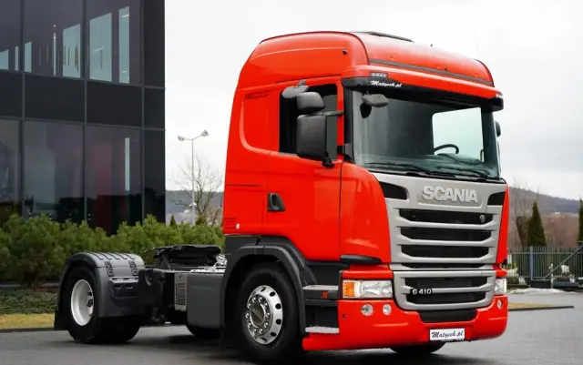 SCANIA G 410 / RETARDER / HYDRAULIKA / PEŁNY ADR / ALUFELGI / EURO 6 