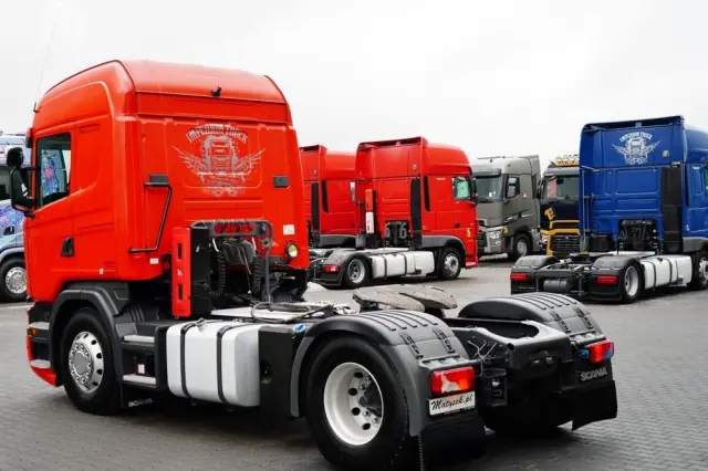 SCANIA G 410 / RETARDER / HYDRAULIKA / PEŁNY ADR / ALUFELGI / EURO 6 