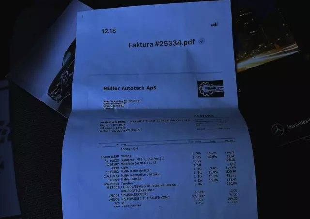 MERCEDES-BENZ Klasa C 200 7G-TRONIC