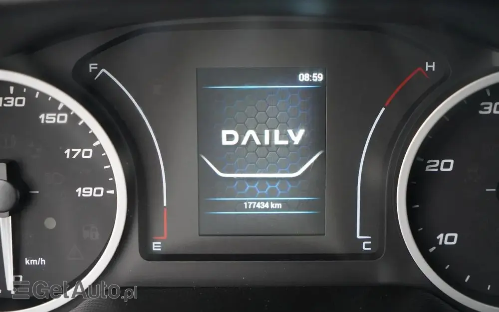 IVECO DAILY 35-160 / KONTENER 4,3 M / WINDA DHOLLANDIA  / BLIŹNIAK   DMC: 3500 KG /  2021 