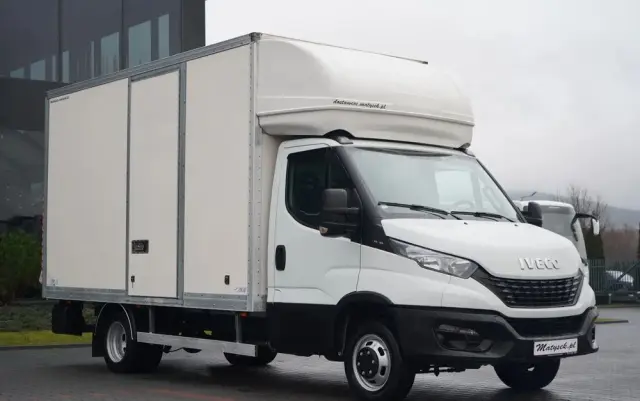 IVECO DAILY 35-160 / KONTENER 4,3 M / WINDA DHOLLANDIA  / BLIŹNIAK   DMC: 3500 KG /  2021 