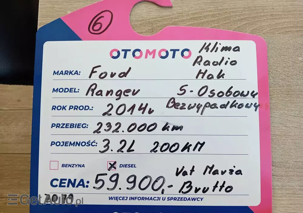 FORD Ranger 3.2 TDCi 4x4 DC Wildtrak