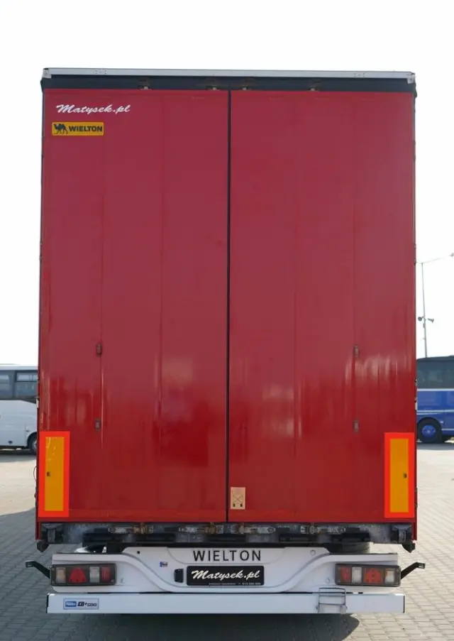 VOLVO FH 460 / ZESTAW TANDEM / 120 M3 / PRZEJAZDOWY / I-SAVE / KLIMA POSTOJOWA / OŚ PODNOSZONA SKRĘTNA / WIELTON / PLANDEKA ZBROJONA 