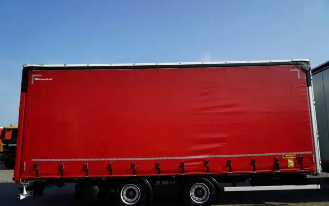 VOLVO FH 460 / ZESTAW TANDEM / 120 M3 / PRZEJAZDOWY / I-SAVE / KLIMA POSTOJOWA / OŚ PODNOSZONA SKRĘTNA / WIELTON / PLANDEKA ZBROJONA 