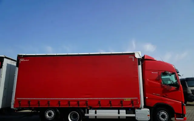 VOLVO FH 460 / ZESTAW TANDEM / 120 M3 / PRZEJAZDOWY / I-SAVE / KLIMA POSTOJOWA / OŚ PODNOSZONA SKRĘTNA / WIELTON / PLANDEKA ZBROJONA 