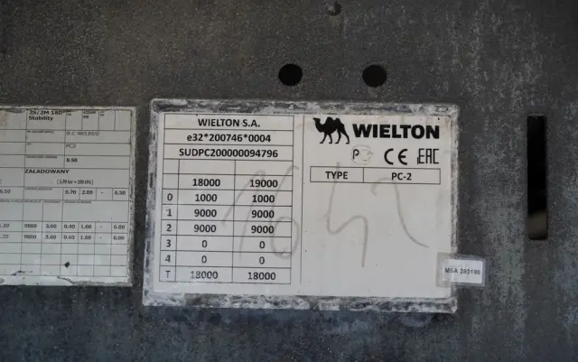 VOLVO FH 460 / ZESTAW TANDEM / 120 M3 / PRZEJAZDOWY / I-SAVE / KLIMA POSTOJOWA / OŚ PODNOSZONA SKRĘTNA / WIELTON / PLANDEKA ZBROJONA 