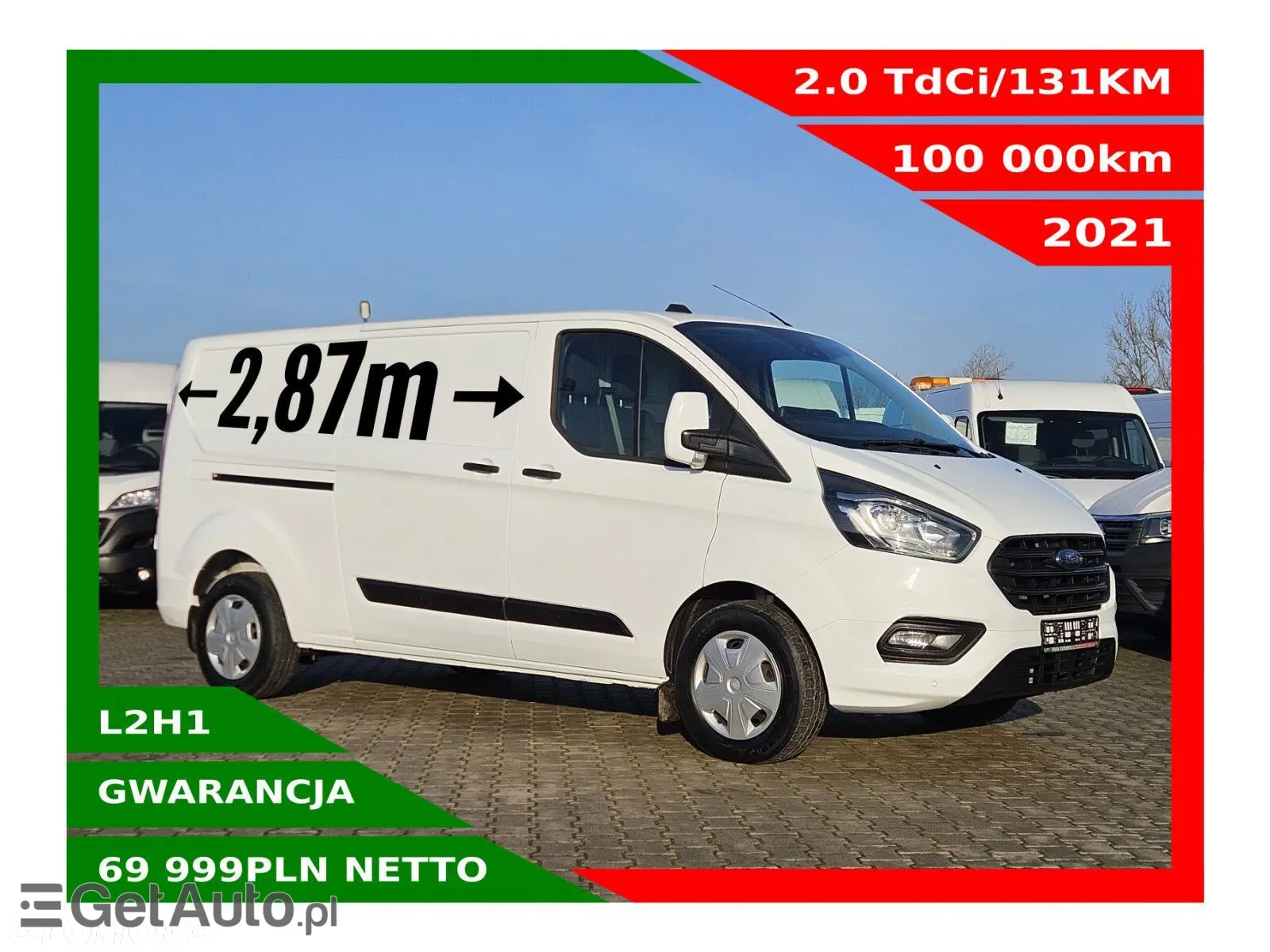 FORD Transit Custom L2 Sport