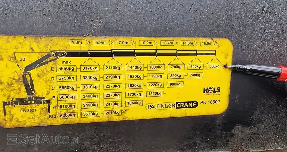 VOLVO FM 440 8x4 Hds/17m/Pilot 