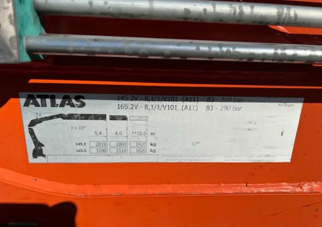 MAN 26.460 TGX skrzyniowy z HDS ATLAS 165.2, 518 t.km. 