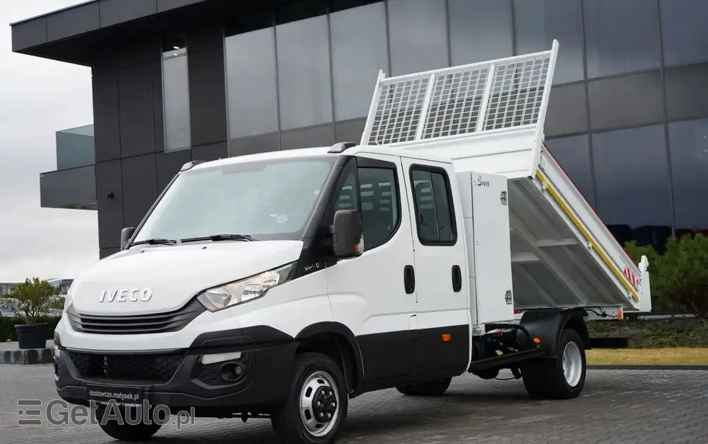 IVECO DAILY 35-140 / WYWROTKA / BRYGADÓWKA - 6 MIEJSC  / BLIŹNIAK / MANUAL / 