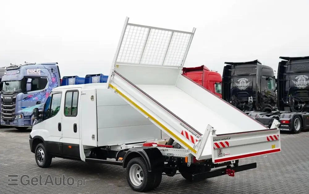 IVECO DAILY 35-140 / WYWROTKA / BRYGADÓWKA - 6 MIEJSC  / BLIŹNIAK / MANUAL / 