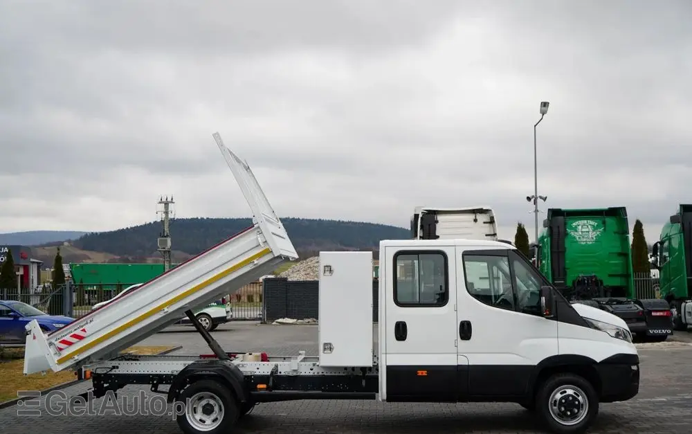 IVECO DAILY 35-140 / WYWROTKA / BRYGADÓWKA - 6 MIEJSC  / BLIŹNIAK / MANUAL / 