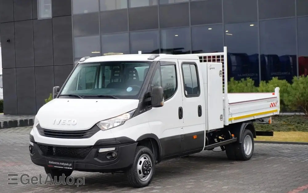 IVECO DAILY 35-140 / WYWROTKA / BRYGADÓWKA - 6 MIEJSC  / BLIŹNIAK / MANUAL / 