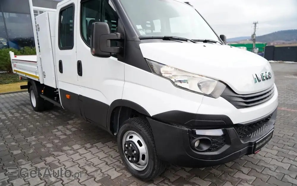 IVECO DAILY 35-140 / WYWROTKA / BRYGADÓWKA - 6 MIEJSC  / BLIŹNIAK / MANUAL / 