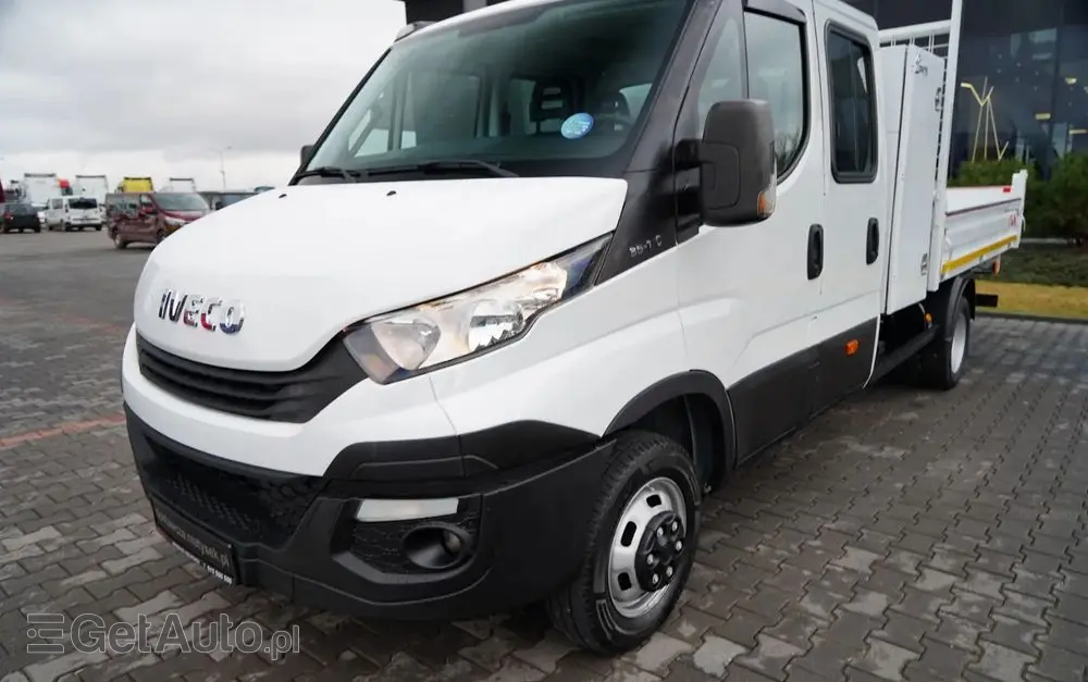 IVECO DAILY 35-140 / WYWROTKA / BRYGADÓWKA - 6 MIEJSC  / BLIŹNIAK / MANUAL / 