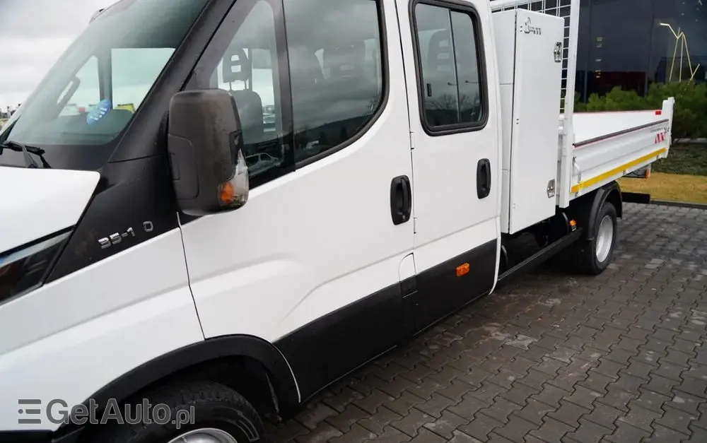 IVECO DAILY 35-140 / WYWROTKA / BRYGADÓWKA - 6 MIEJSC  / BLIŹNIAK / MANUAL / 