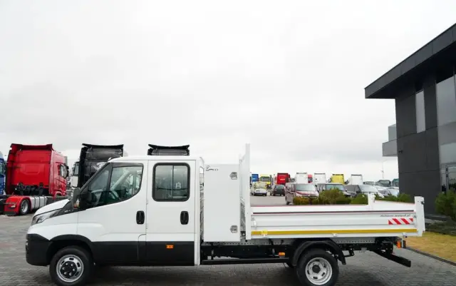 IVECO DAILY 35-140 / WYWROTKA / BRYGADÓWKA - 6 MIEJSC  / BLIŹNIAK / MANUAL / 